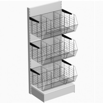 Стеллаж 90х195 см с 3-мя корзинами
